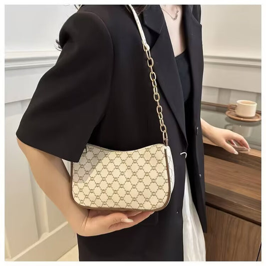 Goldiluxx Single Shoulder Simple All-match Underarm Bag