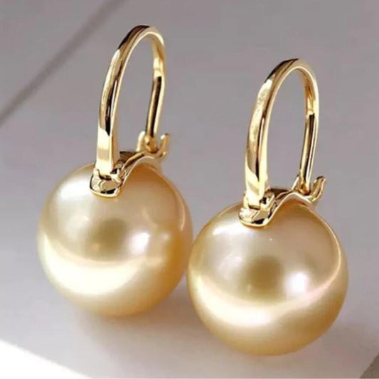 Goldiluxx Women's Stylish Retro Minimalism Delicate Pearl Earrings