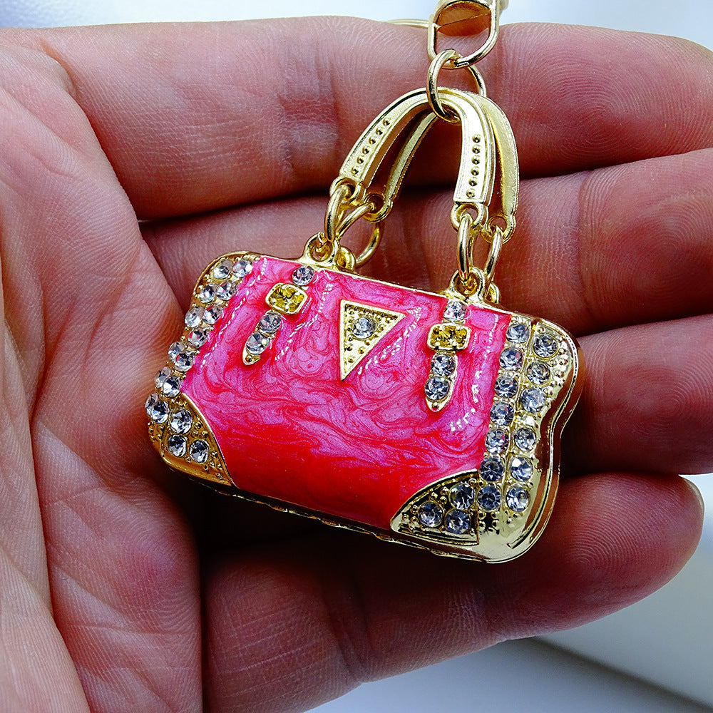 Goldiluxx Pendant Environmental Protection Alloy Diamond Color Enamel Cloud Pattern