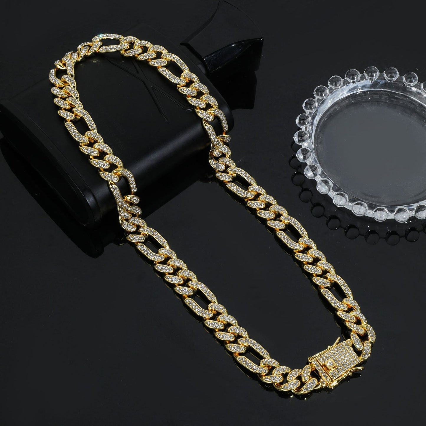 Goldiluxx Boys Rap Personality Figaro Trendy Cool Style Necklace