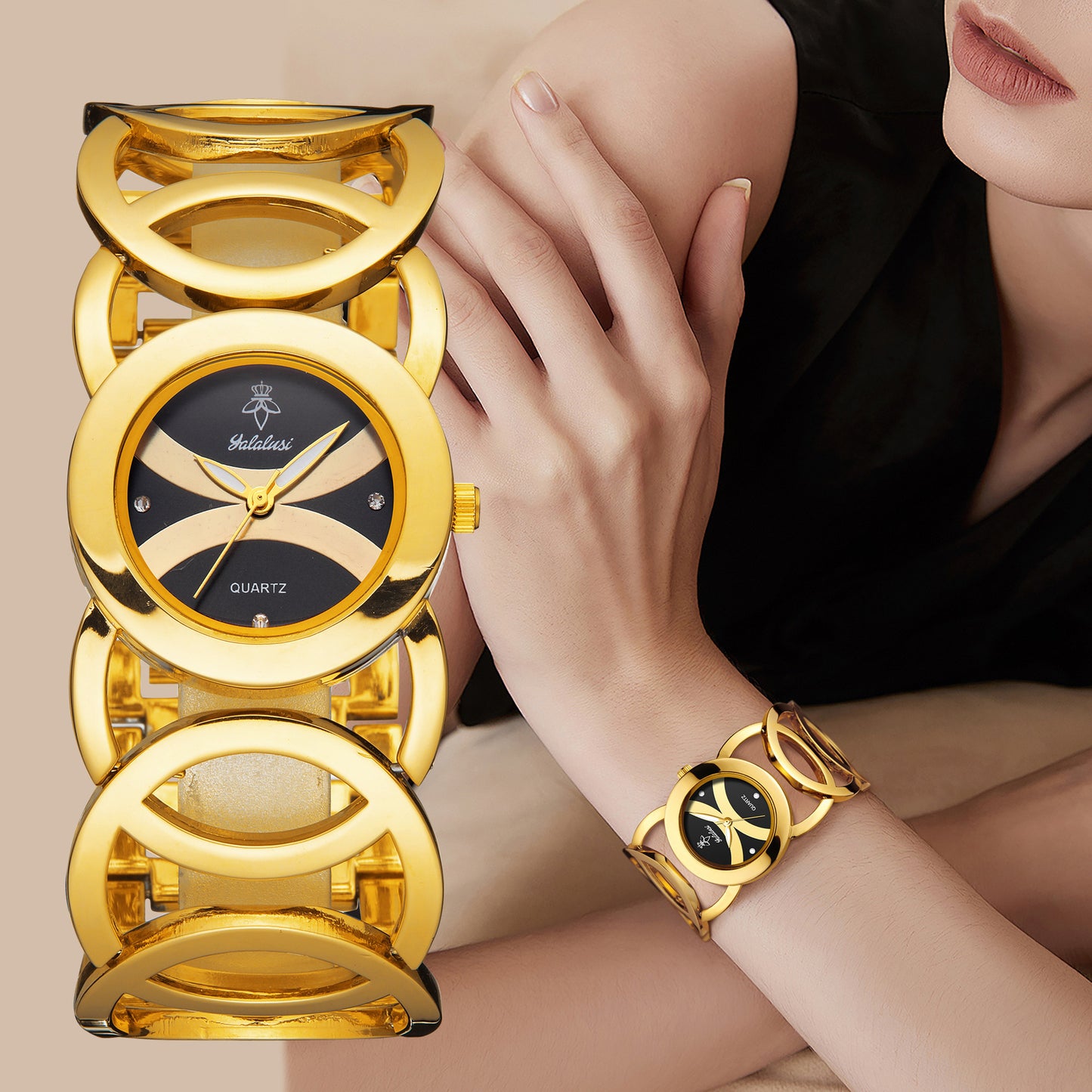 Goldiluxx Affordable Luxury Waterproof Quartz Womens Watch