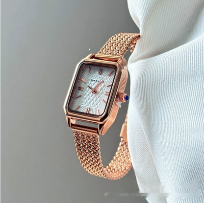 Goldiluxx Women's Versatile Light-luxury High-end Watch For Students featuring A Simple And Compact Dial