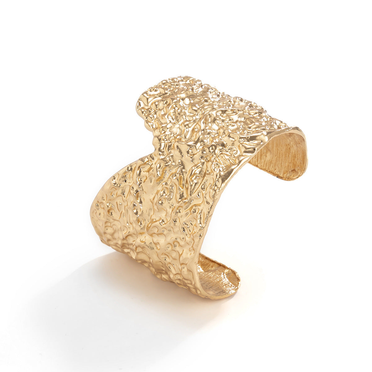 Goldiluxx Punk Metal V-shaped Notched Hemp Bracelet