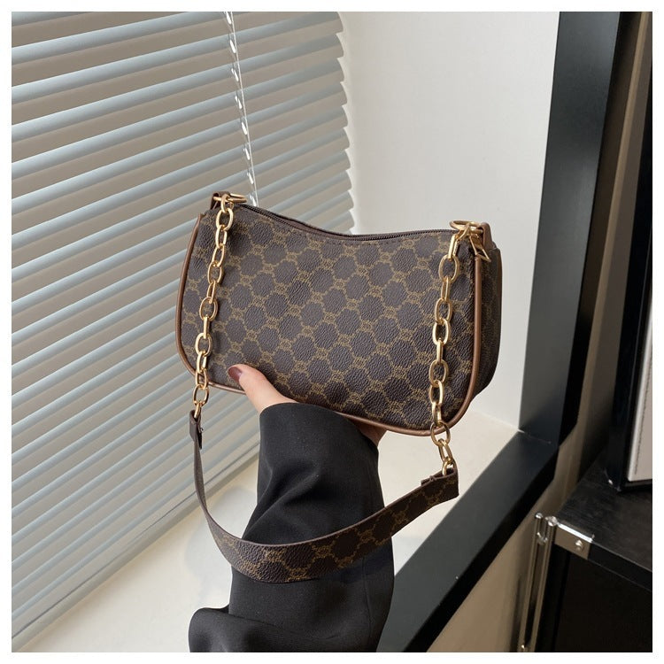 Goldiluxx Single Shoulder Simple All-match Underarm Bag