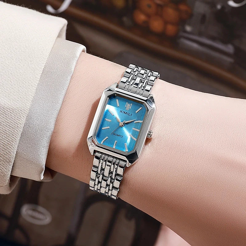 Goldiluxx Casual Letter Horseshoe Buckle Quartz Women's Watches