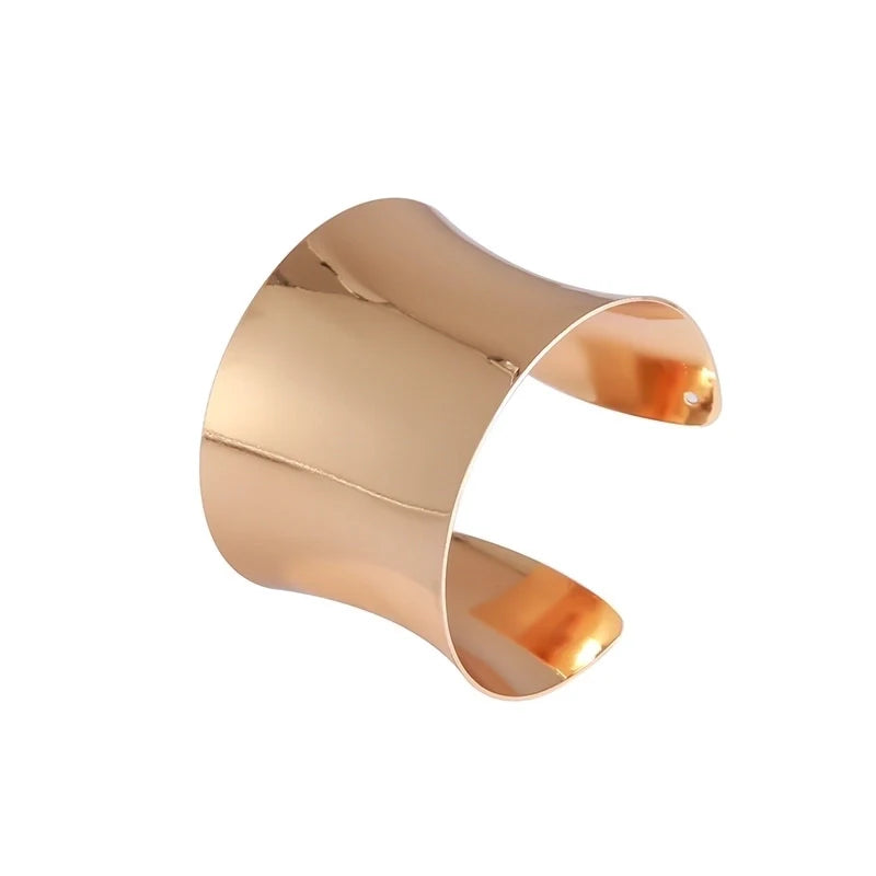 Goldiluxx Alloy Gold Plated Silver Plated Hip-Hop Classic Style Streetwear Plating Hollow Out Inlay Animal Crystal Pearls Zircon Wristband Bangle