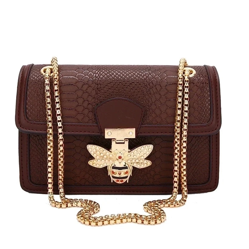 Goldiluxx Women's Medium All Seasons Leather Vintage Style Shoulder Bag