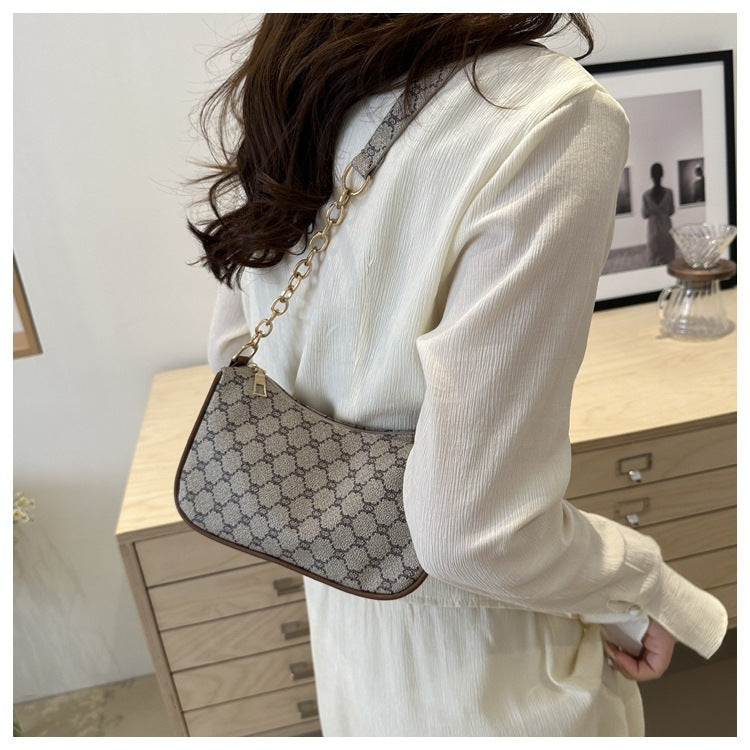 Goldiluxx Single Shoulder Simple All-match Underarm Bag