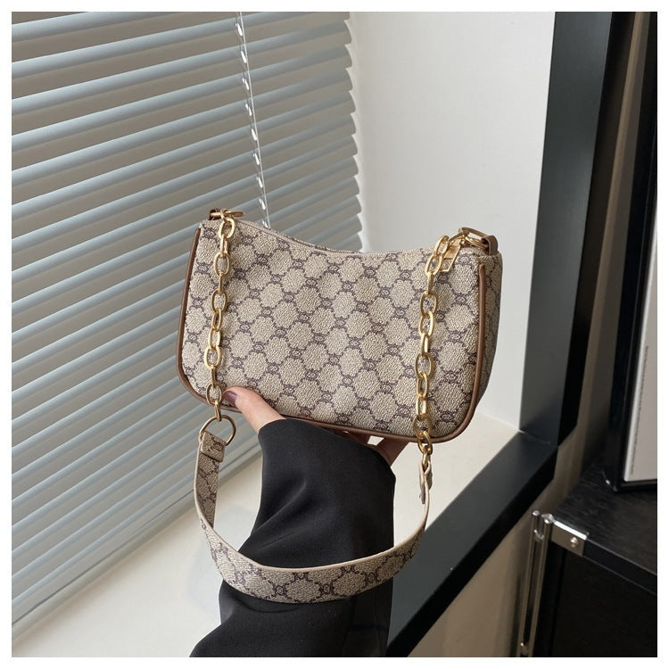 Goldiluxx Single Shoulder Simple All-match Underarm Bag