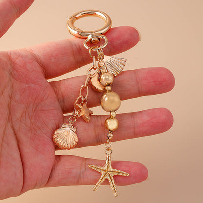 Goldiluxx Creative Moon XINGX Starfish Keychain