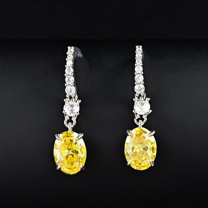 Goldiluxx Fashionable Colored Diamond Earrings For Women
